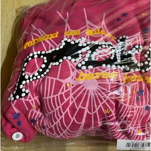 Pink Sp5der P*nk Hoodie released in late summer of August of 2021